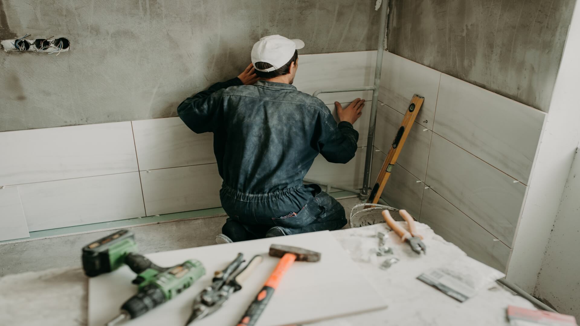 Bathroom Remodeling Contractors at Work